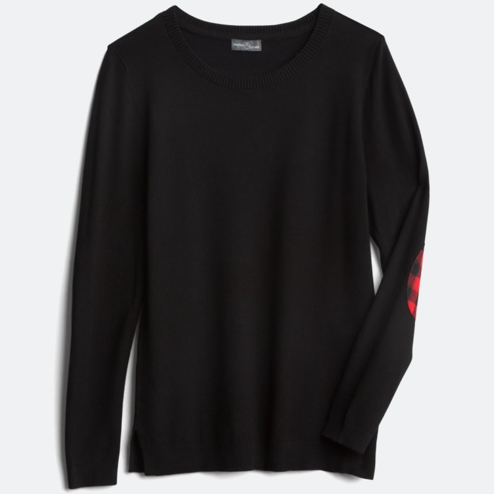 Market & Spruce Aubree Elbow Patch Sweater